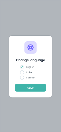 Mobile App Profilo lingua