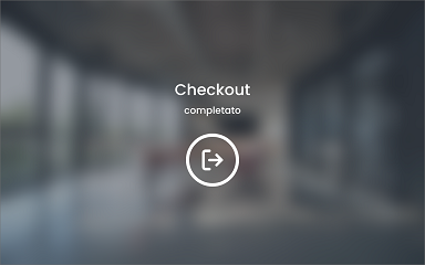 Booking Tablet Checkout completato