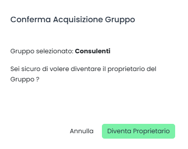 Conferma Acquisizione Gruppo