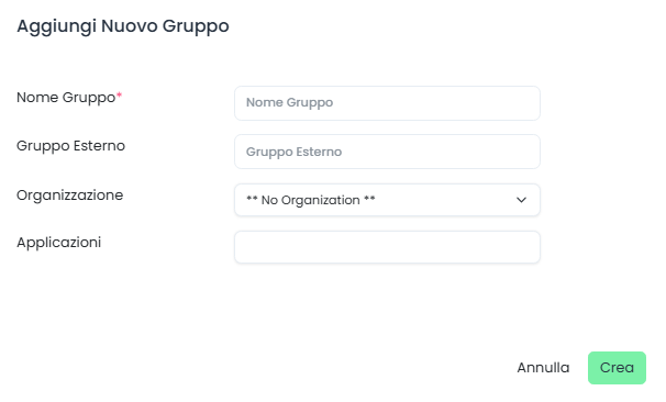 Creazione Group