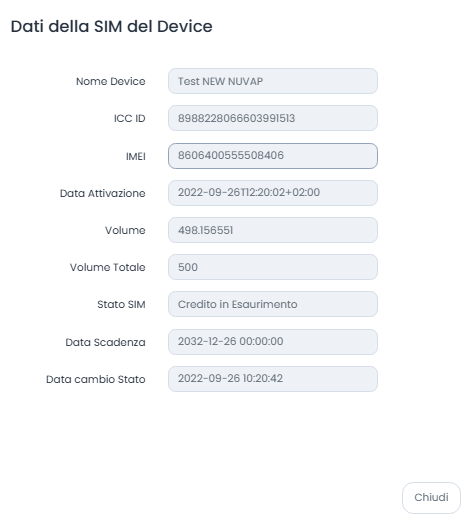 info Sim Device Nuvap