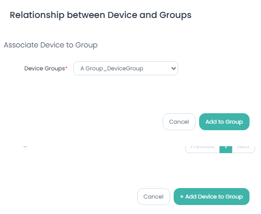Aggiungi Relazione tra Device Nuvap e Gruppo