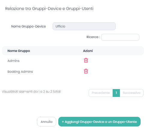 Device_Group associato a più User-Group: pulsanti ABILITATI