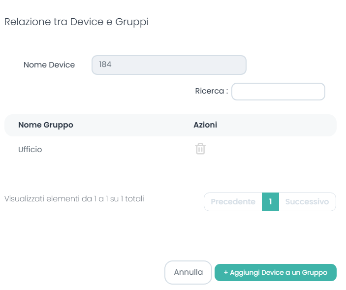 Gestione Relazioni Stanza
